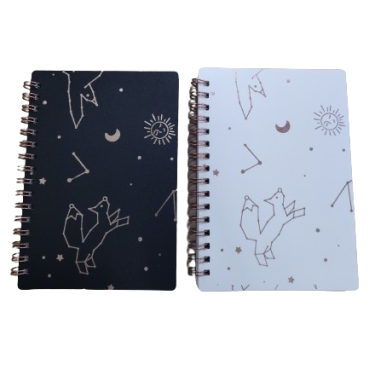 Papelaria - Caderno de anotações Fiorella - Constelações