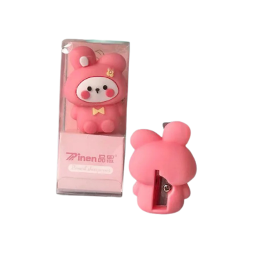 Papelaria - Apontador Coelhinho Rosa