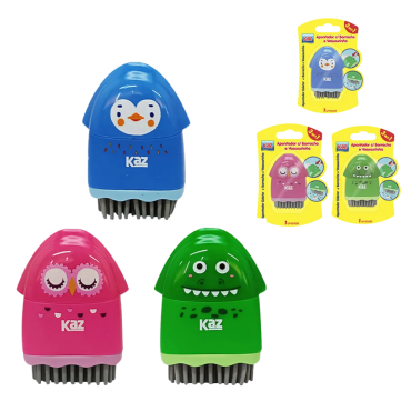 Apontador com Borracha e Vassourinha – Kaz