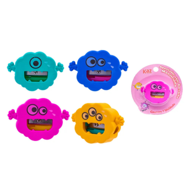 Apontador com Borracha Monstrinho - Kaz