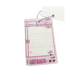 Bloco de notas Sweetheart Coelho Cute com Elástico