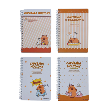 Caderno A5 Capivara Holiday