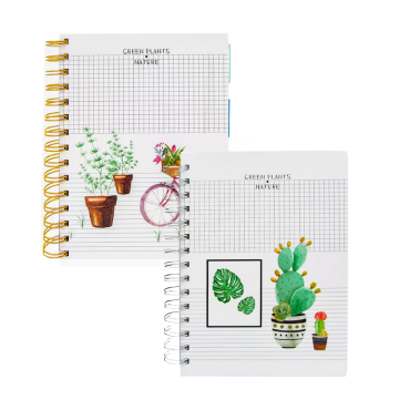 Caderno A5 Green Plants Nature 