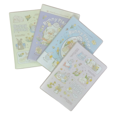 Caderno B5 Brochura Pautado - Bunny Planet