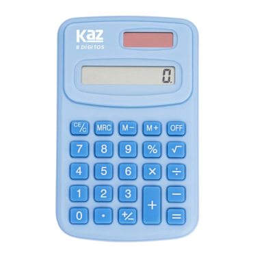 Calculadora de Bolso Kaz 8 Dígitos