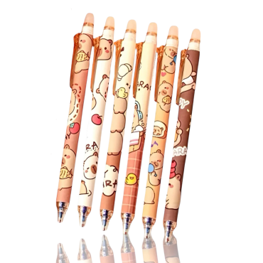 Papelaria - Caneta Apagável Capivara