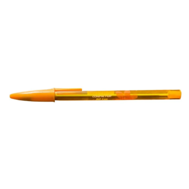 Caneta Esferográfica Jet Lux Laranja 1.0mm - Compactor