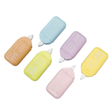 Fita Corretiva 6m x 5mm Pastel - Bahang