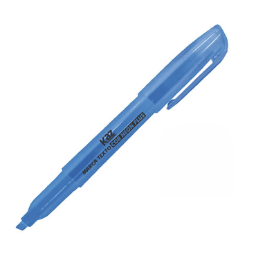 Marca-texto Azul Kaz