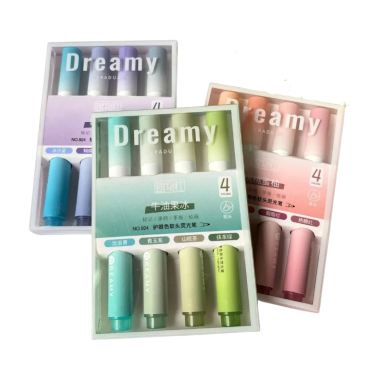 Papelaria - Marca-texto Dreamy Gradual – Kit 4 Cores