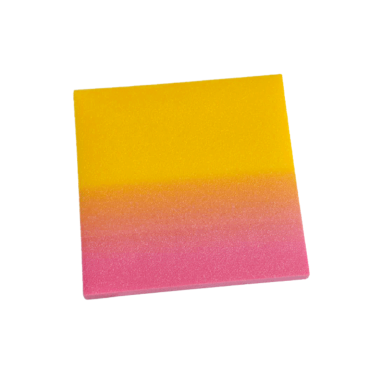 Notas autoadesivas - Sticky Notes Degradê Rosa/Laranja Glitter