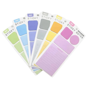 Notas autoadesivas - Sticky Notes Geométrico + Today's list