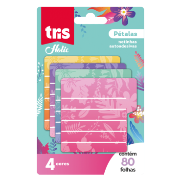 Notas Autoadesivas - Sticky Notes Pétalas Holic Garden - Tris