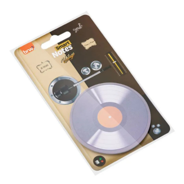 Papelaria - Notas autoadesivas - Sticky notes Smart Notes Vintage Vinil – BRW 