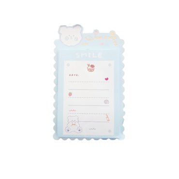 Papelaria - Notas autoadesivas - Sticky Notes Smile Note Azul