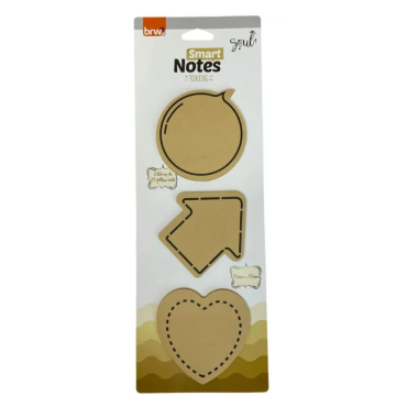 Papelaria - Notas autoadesivas Smart Notes Kraft – BRW
