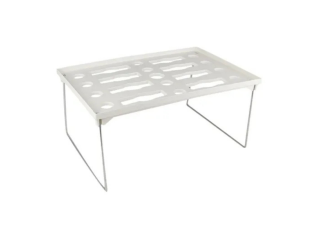 Papelaria - Prateleira Retangular para organização 30x20cm Branca Dobrável