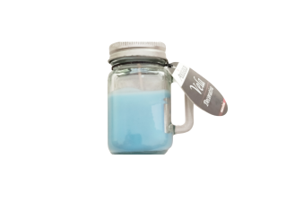 Papelaria - Vela Decorativa jarrinho Azul - Amigold