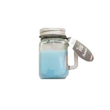 Papelaria - Vela Decorativa jarrinho Azul - Amigold