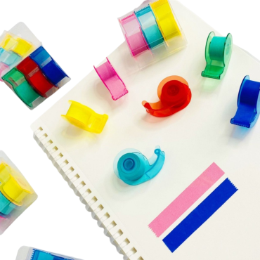 Papelaria - Washi Tape Mini Lisa 12mm x 2m c/ 3