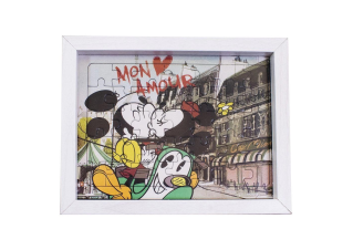 Papelaria - Porta retrato Mickey Mouse