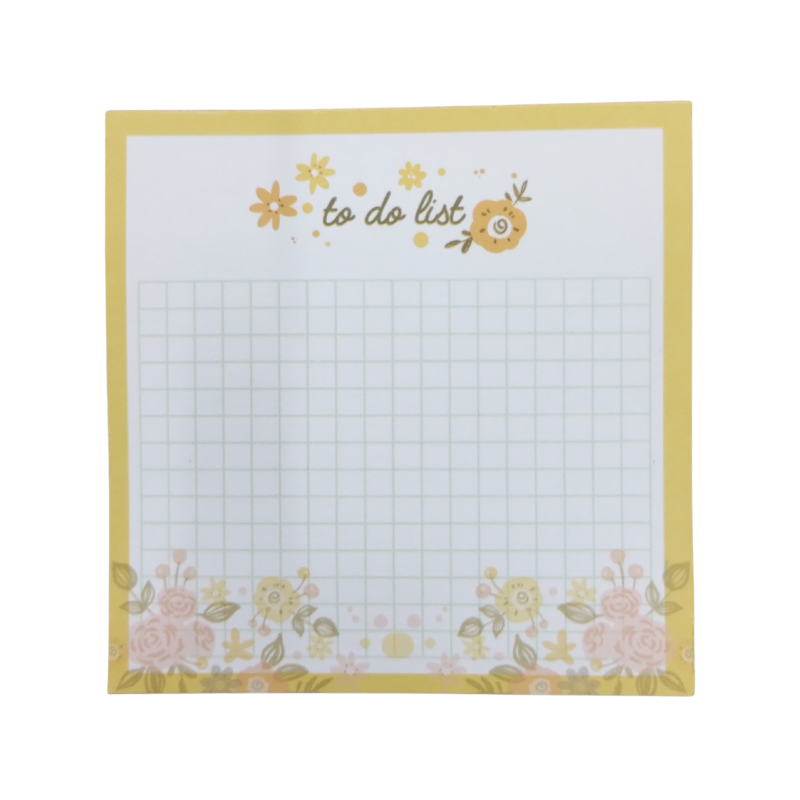 To Do List Floral