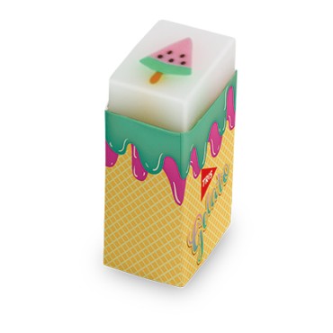 Papelaria - Borracha Gelato Tris 