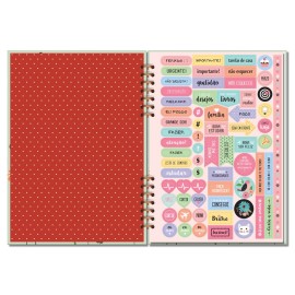 Planner Compacto mensal Love Garden Fina Ideia