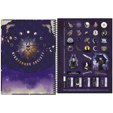 Caderno Espiral Colegial - Wandinha TILIBRA