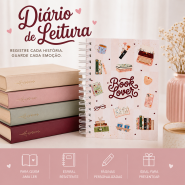 Papelaria - Diário de Leitura 